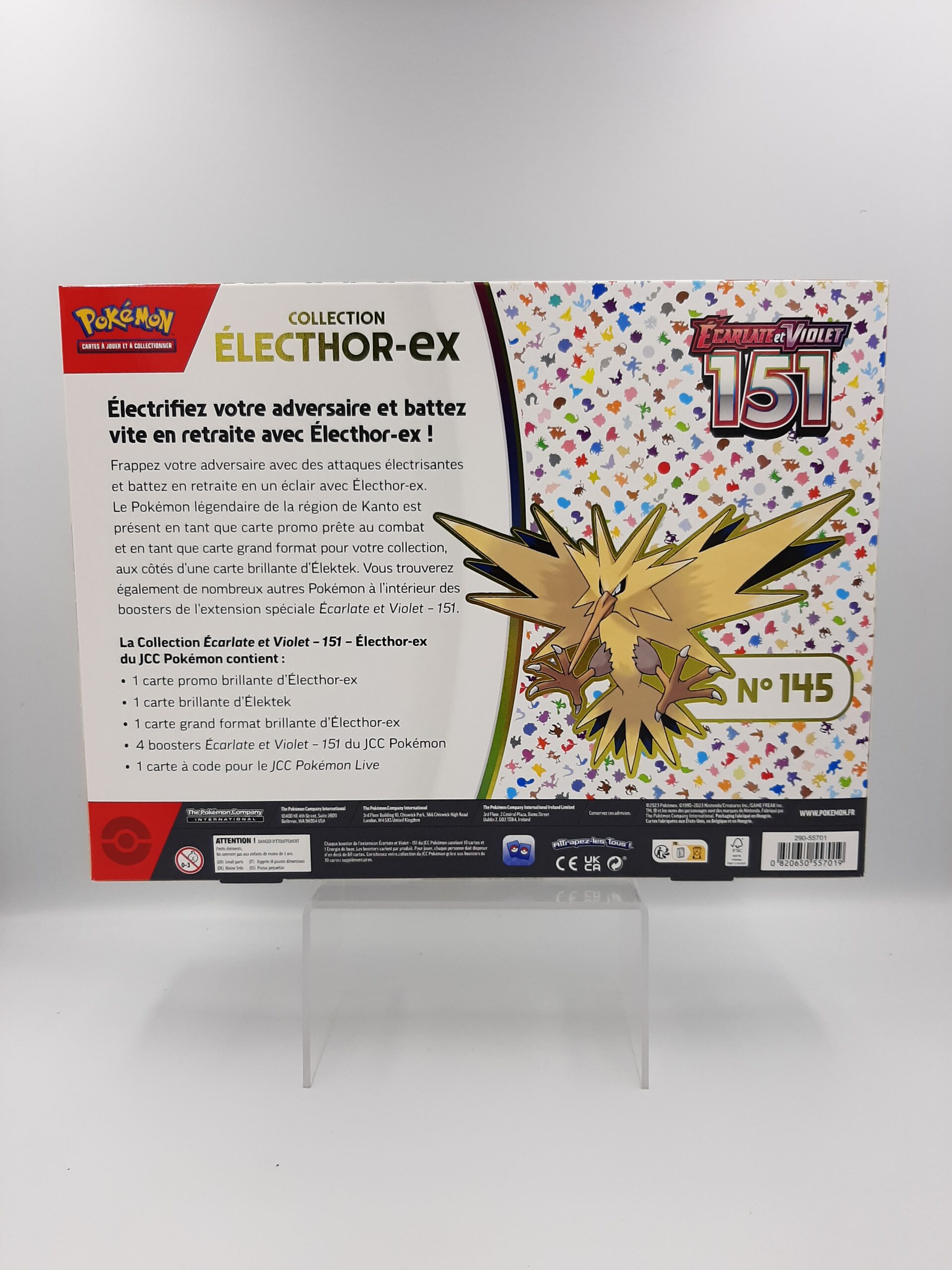 Coffret Pok Mon Electhor Ex Ecarlate Et Violet Ev Atougeek