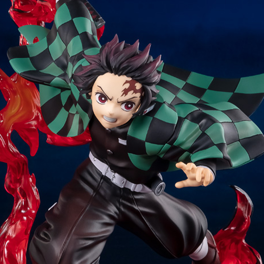 Demon Slayer Figurine Tanjiro Kamado Total Breath Souffle Concentration Total Figuarts Zero (1)