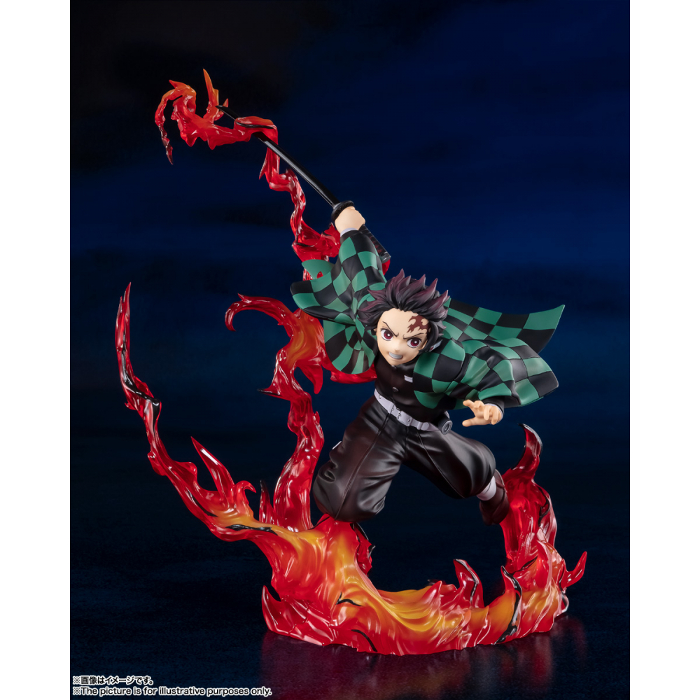 Demon Slayer Figurine Tanjiro Kamado Total Breath Souffle Concentration Total Figuarts Zero