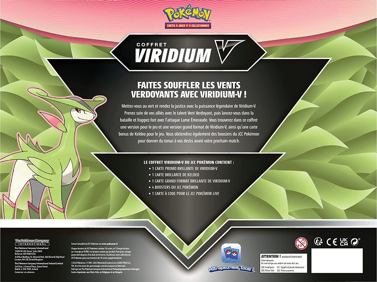 Coffret Pokémon Viridium-V - AtouGeek