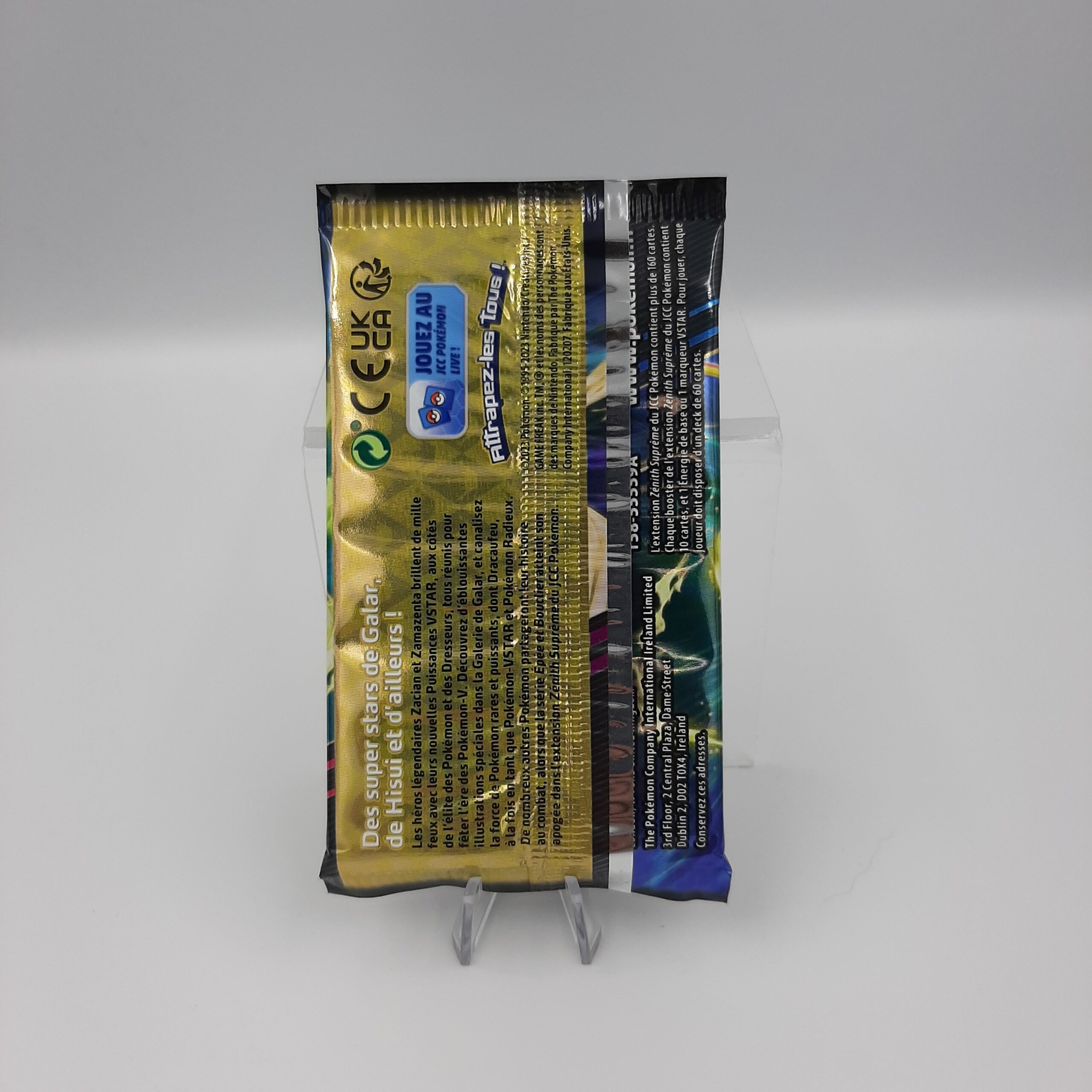 Zamazenta V 98/159 - Myboost X Epée Et Bouclier 12.5 Zénith Suprême - Coffret De 10 Cartes Pokémon Françaises