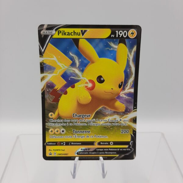 Carte Pokémon – Pikachu V – swsh061 – promo – Destinées radieuses
