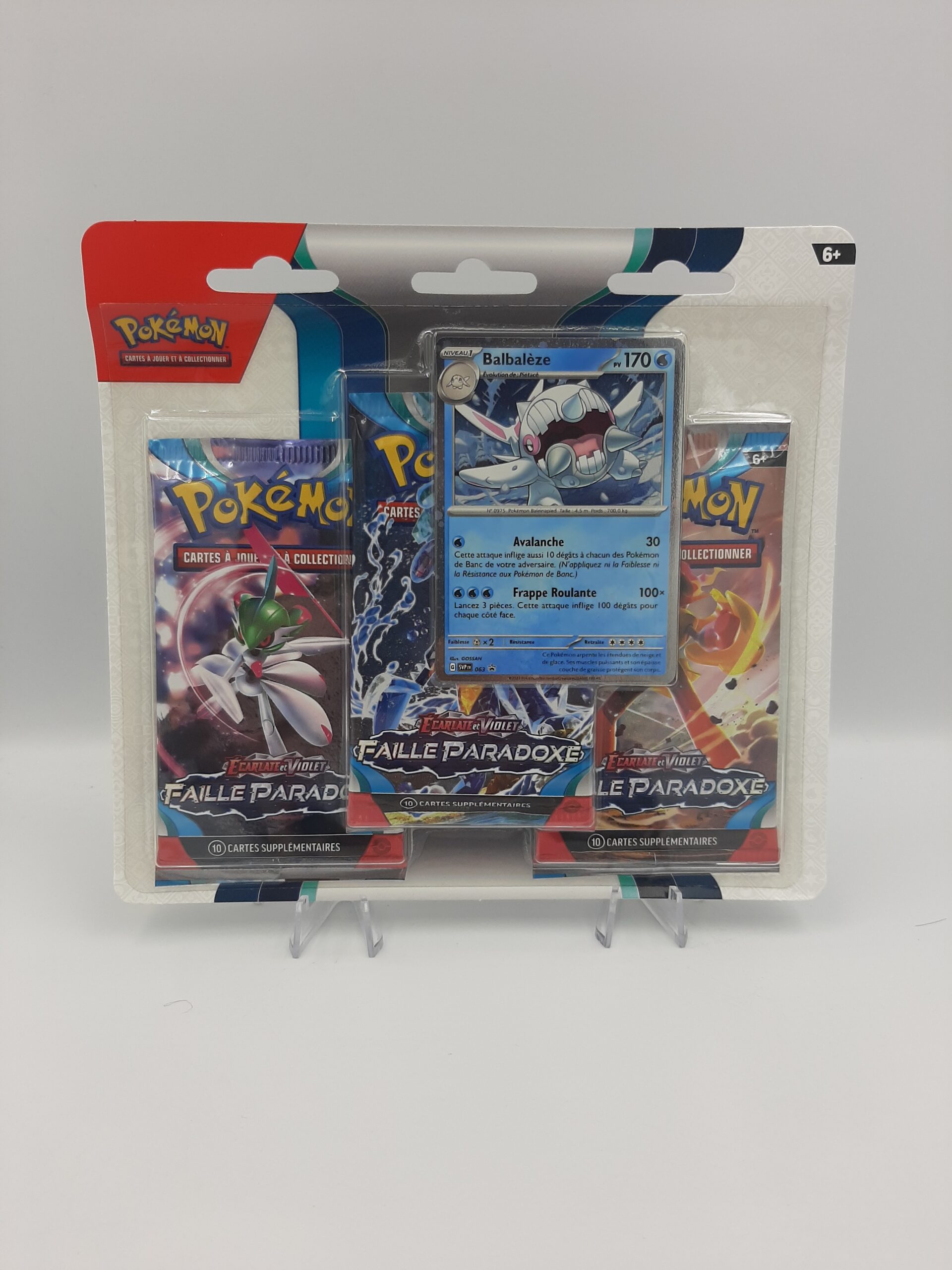 Tripack Scellé Sous Blister De 3 Booster Pokémon Faille Paradoxe Balbalèze Ev04 Atougeek 2335